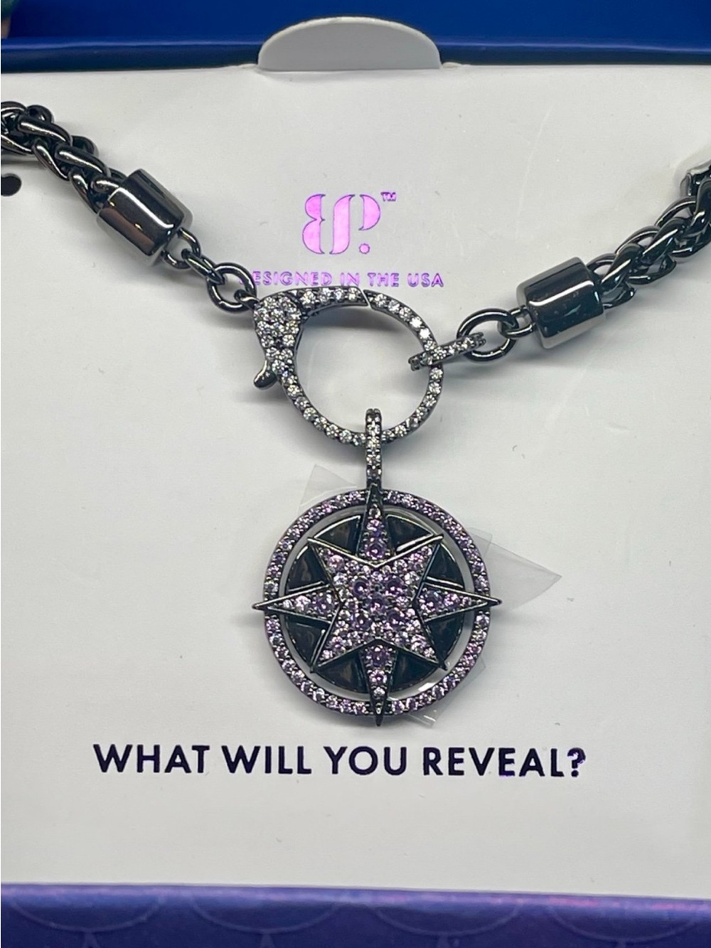 Bomb party 2025 Sirens necklace
"Darkness beneath the Tide" Amethyst/hematite